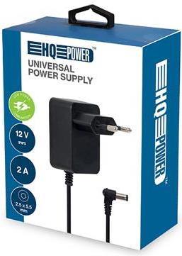 Image du produit Velleman ALIMENTATION UNIVERSELLE - 12 VCC - 2 A - 24 W - CONNECTEUR (2.5 x 5.5 mm)