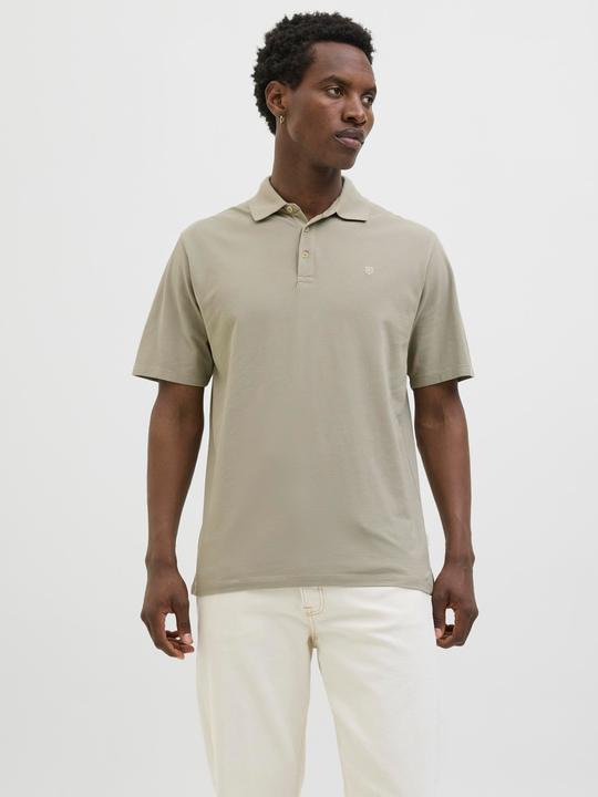 Actual product image Jack & Jones Single-coloured shirt collar polo shirt Poloshirt (XL)