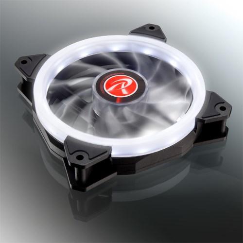 Actual product image Raijintek Iris 12 Rainbow A-RGB LED fan, set of 3 incl. controller (120 mm, 3 x)