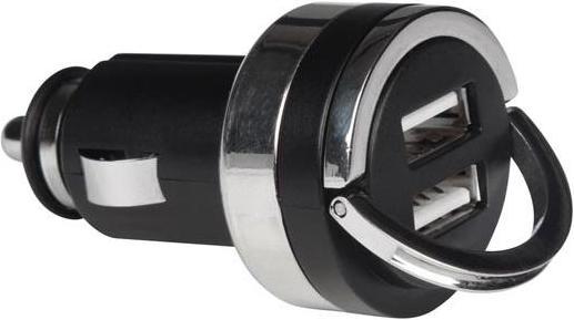 Actual product image Velleman DUAL USB CAR CHARGER (5 V - 4.2 A) - 21 W max.