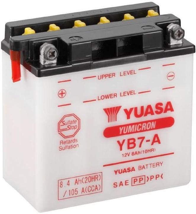 Yuasa Garanzia limitata di 6 mesi (12 V, 8.40 Ah, 105 A)