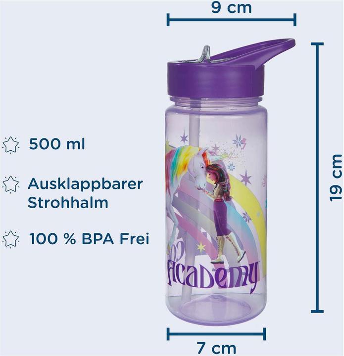 Produktbild Undercover Unicorn Academy - Scooli - Trinkflasche - ca. 500 ml (0.50 l)