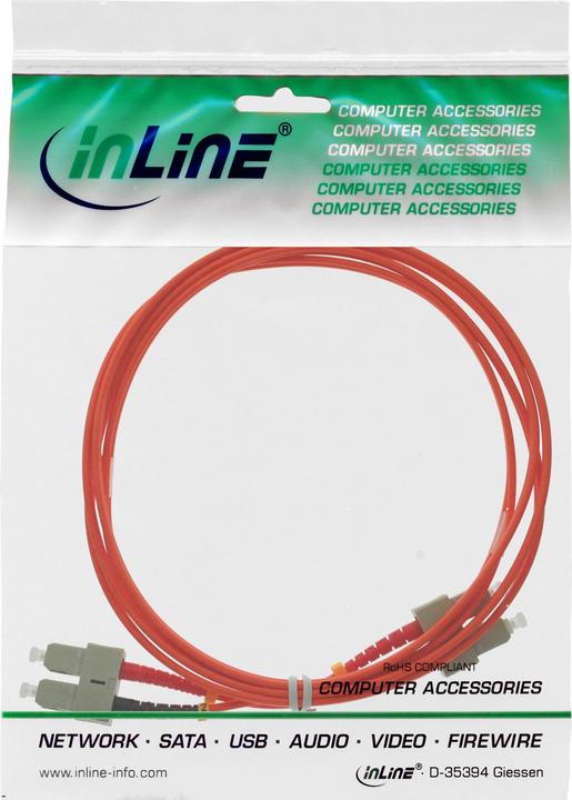 Actual product image InLine LWL Duplex cable (CAT6, 10 m)