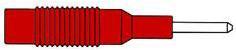 Image du produit Hirschmann ADAPTATEUR FICHE 2mm VERS 4mm - ROUGE (MZS 2)