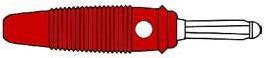 Productafbeelding Hirschmann Bussenconnector 4mm Met Kruisgat En Schroefverbinding / Rood (Bula 20k)