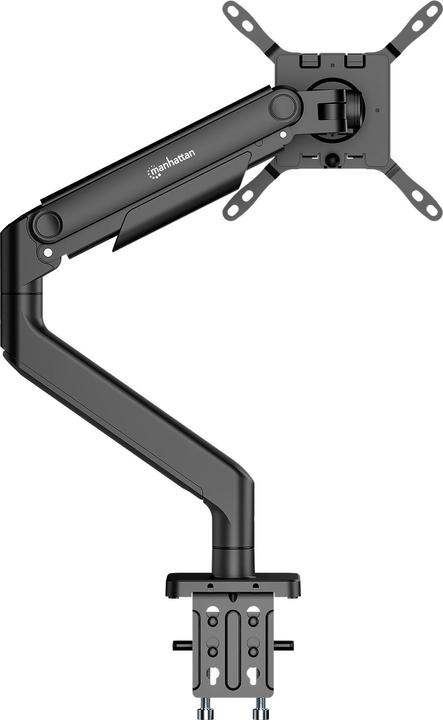 Actual product image Manhattan Desk mount with mechanical spring and particularly high load capacity for one monitor, aluminium (Table, 49")