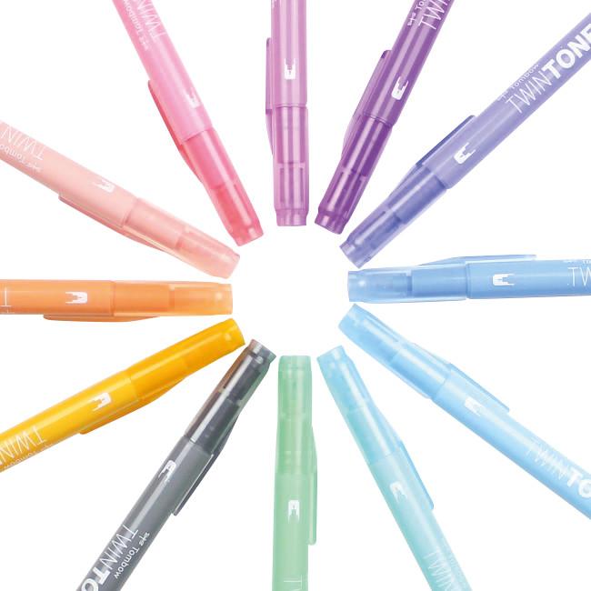 Actual product image Tombow TwinTone (Multicoloured, 12 x)