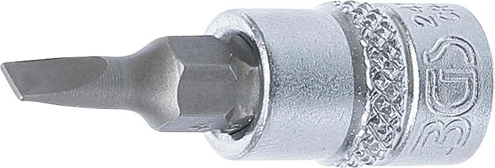 Actual product image BGS Bit Socket | 6.3 mm (1/4") Drive | Slot SL 4 mm (4 mm)