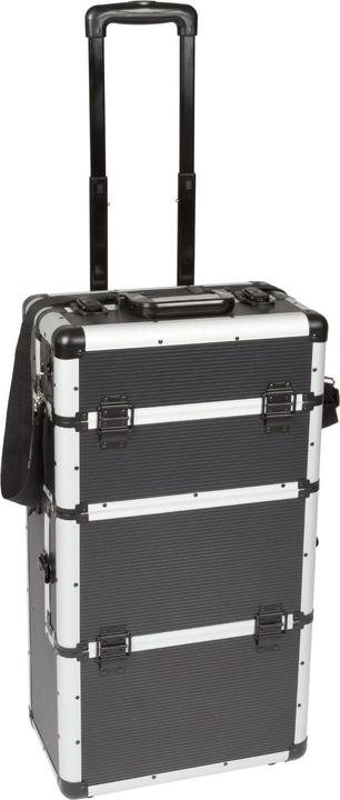Image du produit Velleman MALLETTE TROLLEY EN ALUMINIUM - 370 x 270 x 670 mm - NOIR (66.90 l, M (50 - 90l))