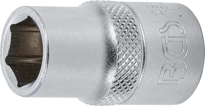 BGS Steckschlüssel-Einsatz Sechskant Antrieb Innenvierkant 12,5 mm (1/2") SW 13 mm (13 mm)
