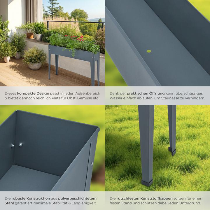 Actual product image tectake Calendula Raised Bed