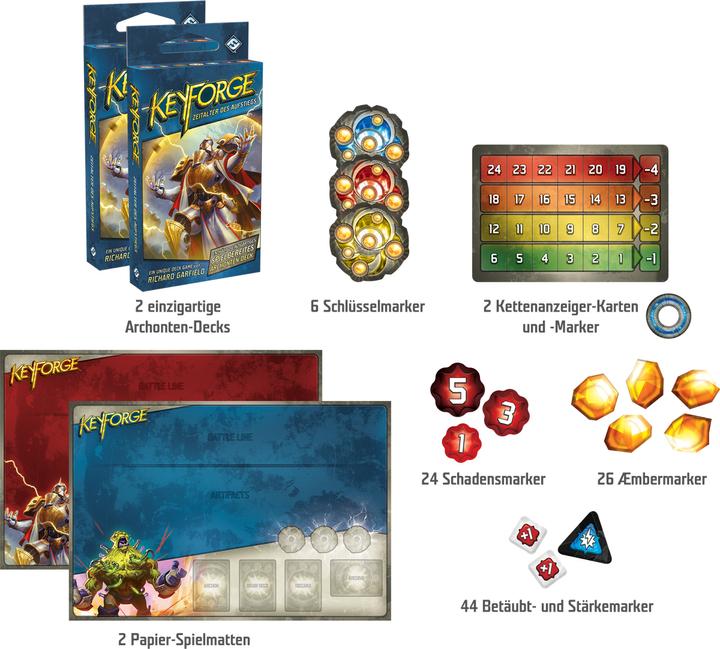 Actual product image FFG Keyforge: Age of Ascension Starter (German)