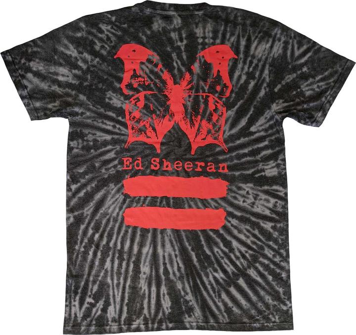 Immagine prodotto Ed Sheeran Maglietta Unisex Adulti Equals Butterfly Equals (XL)