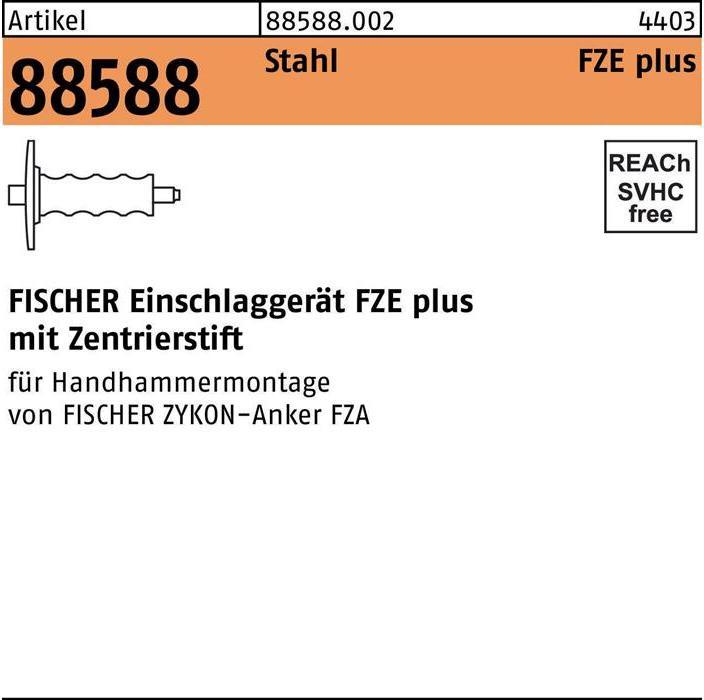 Produktbild Fischer Zykon-Einschlagwerkzeug FZE 18 plus (1 Stk.)