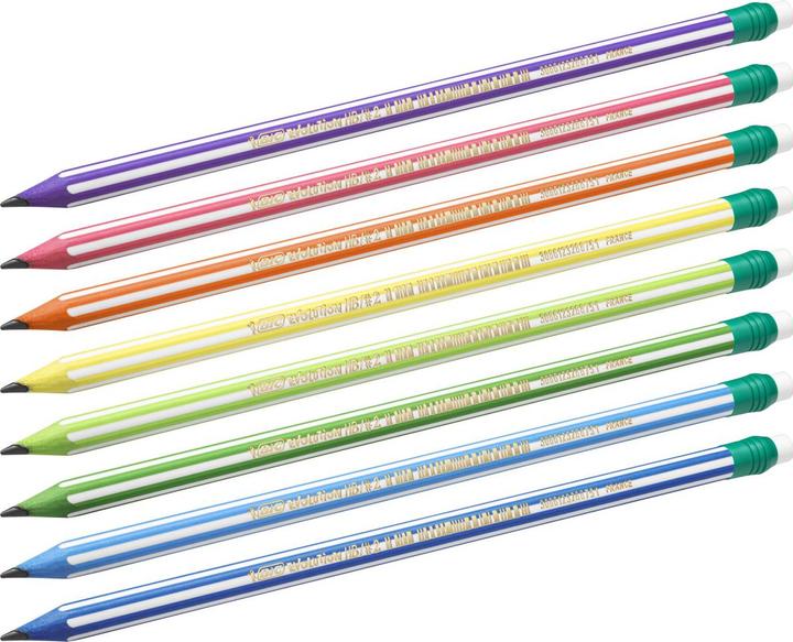 Actual product image Bic Evolution Stripes pencil (HB, 3 x)