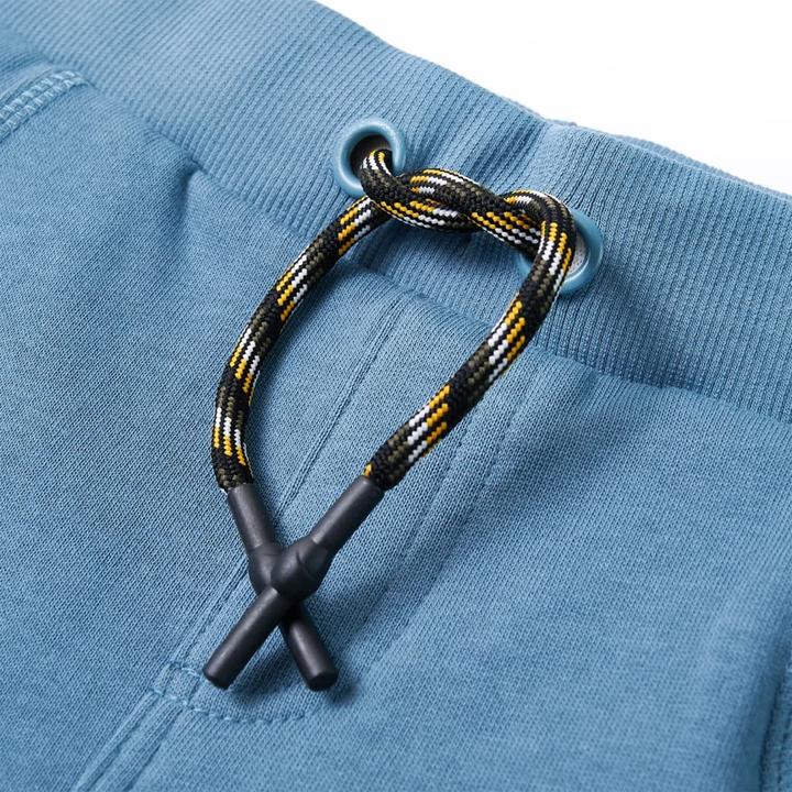 Actual product image VidaXL Children's tracksuit bottoms mid blue 140,Material: 80 (140)