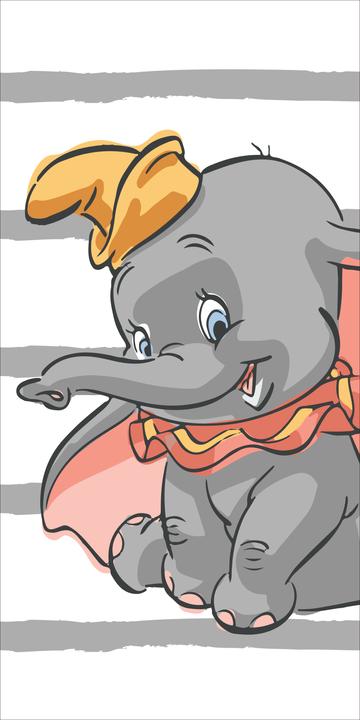 Actual product image Tinisu Dumbo Disney towel beach towel 70x140cm (70 x 140 cm)