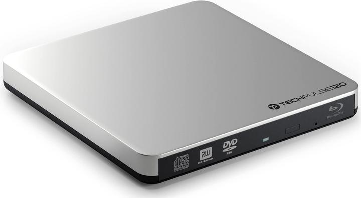 TechPulse120 Blu-Ray Brenner (Graveur Blu-ray, Lecteur Blu-ray, Graveur de CD, Lecteur de CD, Graveur de DVD, Lecteur DVD)