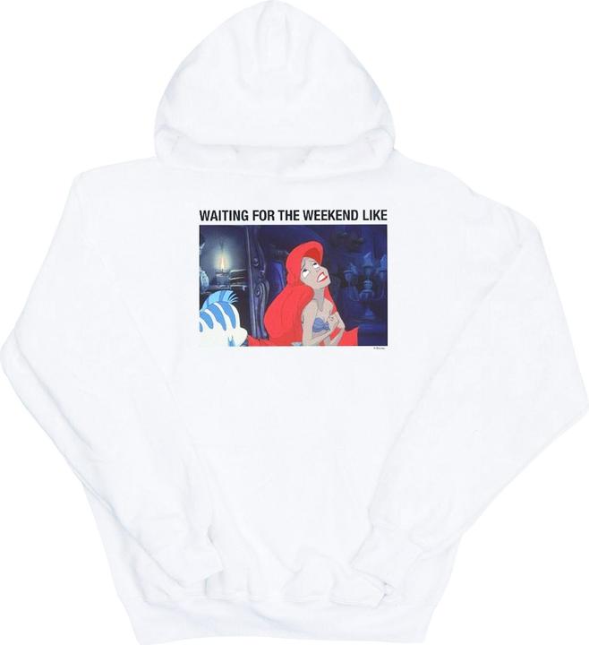 Immagine prodotto Disney The Little Mermaid Waiting For The Weekend Felpa con Cappuccio Uomo (L)