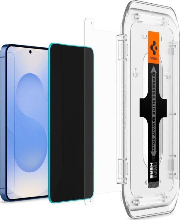 Actual product image Spigen Glass tR EZ Fit HD (Privacy) 2 Pack - Samsung Galaxy S25/S24 (2 Piece, Samsung Galaxy S25, Samsung Galaxy S24)