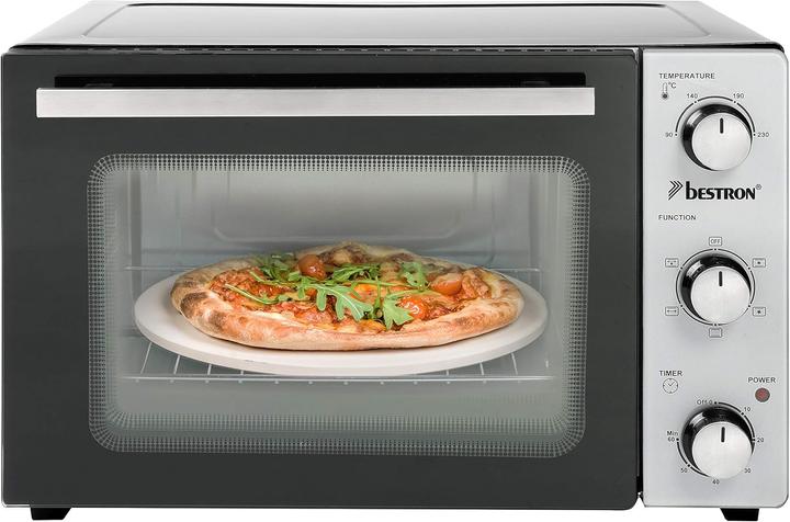Actual product image Bestron Grill oven with rotating spit, pizza stone and convection function