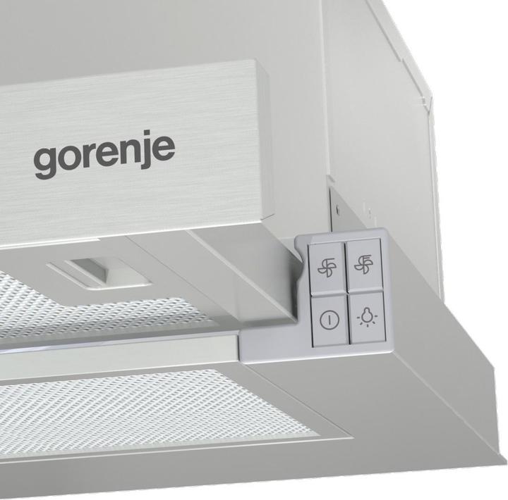 Image du produit Gorenje TH62E3X Dunstabzugshaube Eingebaut Edelstahl ³/h C (Hotte écran plat)