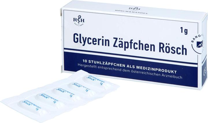 Immagine prodotto Rösch & Handel Supposte di glicerina da 1 g 10 pz. (10 Pezzo/i)