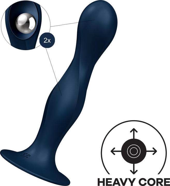 Actual product image Satisfyer Double Ball-R dark blue