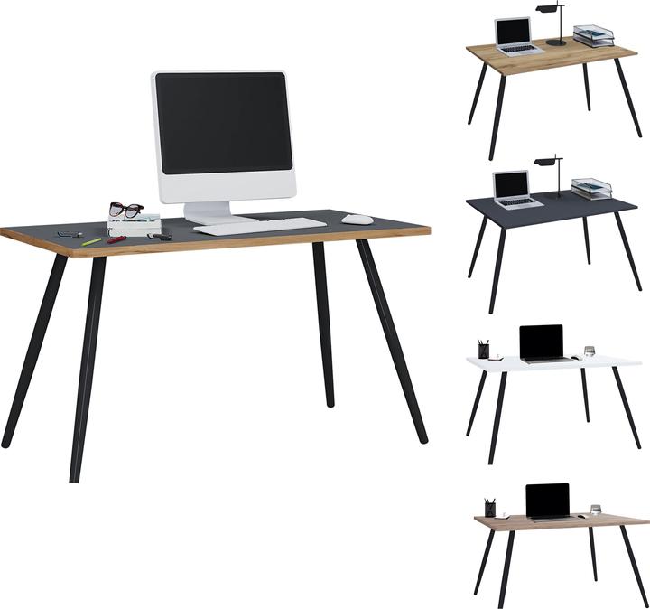 Actual product image VCM Holz Schreibtisch Bürotisch Salia 138x50