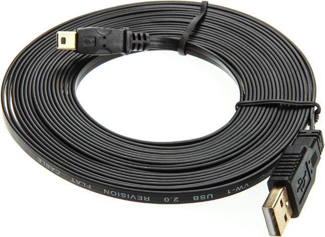 Actual product image InLine Mini USB 2.0 Cable USB-A to Mini-B (5 m, USB 2.0)