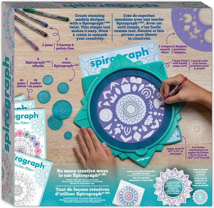 Actual product image Dante Spirograph Mandala