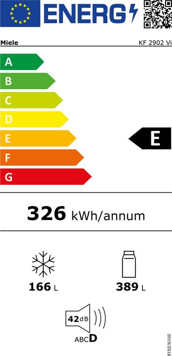 Energy Label Miele KF 2902 Vi 11530620 (555 l)