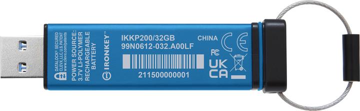Actual product image Kingston IronKey Keypad 200 (32 GB, USB-A)