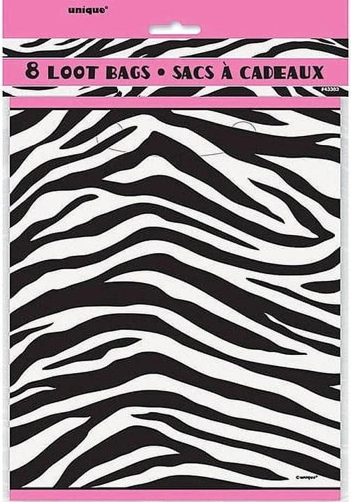 Produktbild Unique Party Zebra Print Partytüten (8er Pack)