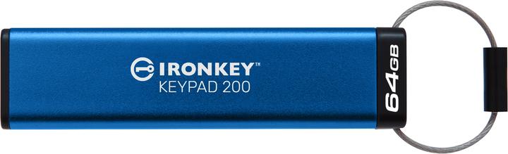 Produktbild Kingston IronKey Keypad 200 (64 GB, USB-A)