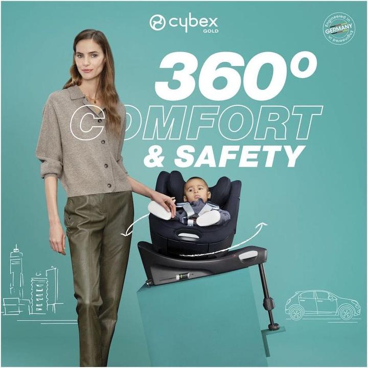 Actual product image Cybex SIRONA Gi I-SIZE Fog Grey | light grey (Reboarder, ECE R129/i-Size Standard)