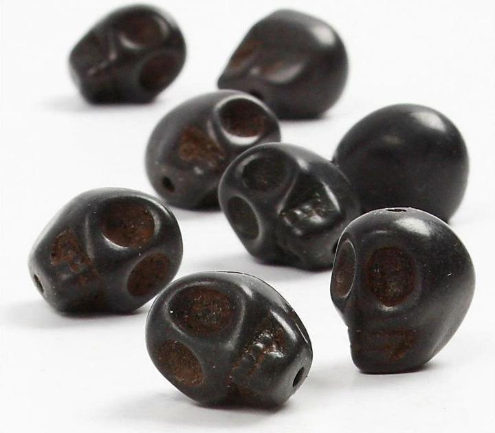 Actual product image Creativ Company Howlite beads black
