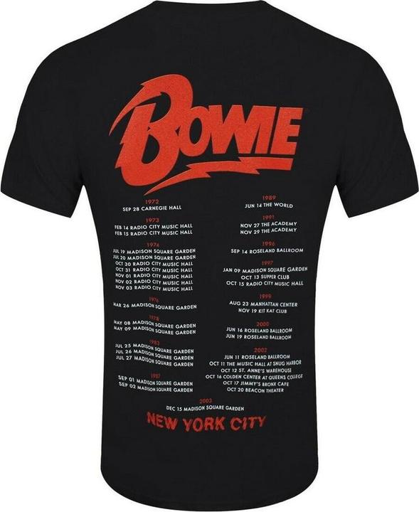 Actual product image David Bowie New York City TShirt (L)