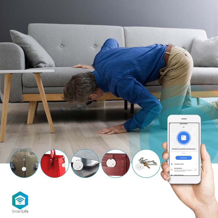 Immagine prodotto Nedis Tracker Bluetooth SmartLife - Bianco (Android, iOS)