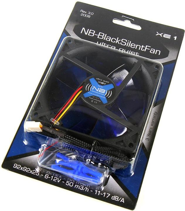 Produktbild Noiseblocker BlackSilent Fan XE1 (92 mm, 1 x)