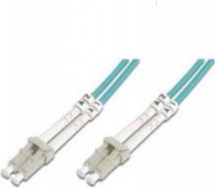 Actual product image Digitus Fiber optic patch cord, LC/LC MM 15m, OM3 (S/UTP, CAT6, 15 m)