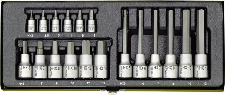 Produktbild Proxxon Steckschlüsselsatz (2.5/8", 10  mm, 7 mm, 12 mm, 6 mm)