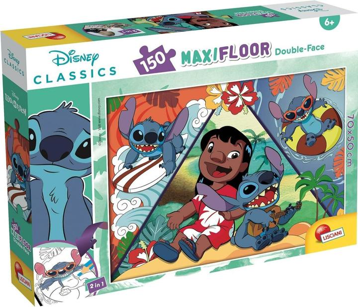Produktbild Lisciani Disney Puzzle Df Maxifloor 150 Lilo & Stitch (150 Teile)