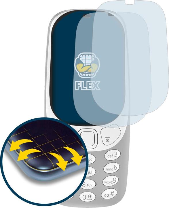 Actual product image BROTECT Full-Cover Protector (2 Piece, Nokia 3310 (2017))