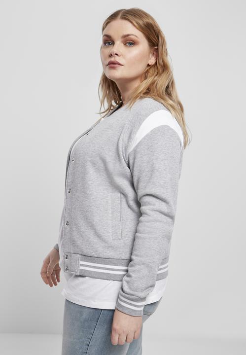 Produktbild Urban Classics Ladies Organic Inset College Sweat Jacket (L)