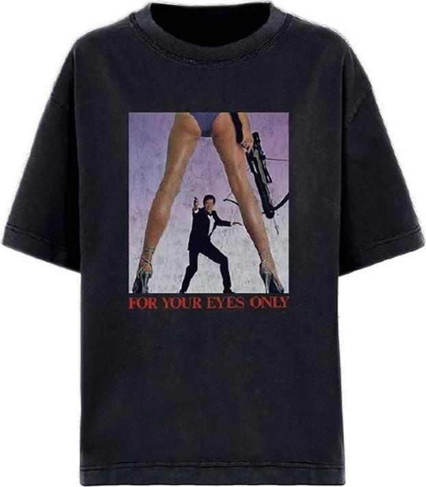 James Bond Unisex Adult For Your Eyes Only T-Shirt (S)