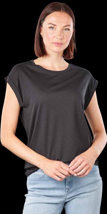 Actual product image Armedangels Jilaana T-Shirt Short Sleeve Black (L)