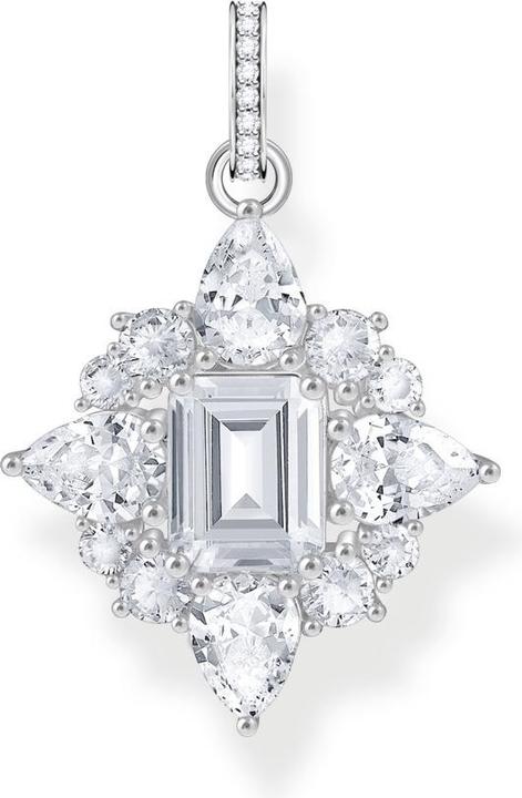 Immagine prodotto Thomas Sabo Ciondolo con pietre d'argento bianco (Argento 925)