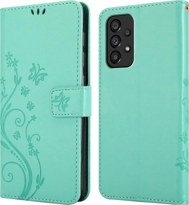 Productafbeelding Cadorabo Bloemen Boek hoesje voor Samsung Galaxy A53 5G (Samsung Galaxy A53 5G)