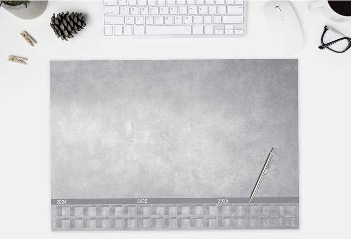 Produktbild Sigel Schreibtischunterlage Just Concrete grau 30 Blatt